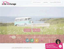 Tablet Screenshot of colis-voiturage.fr